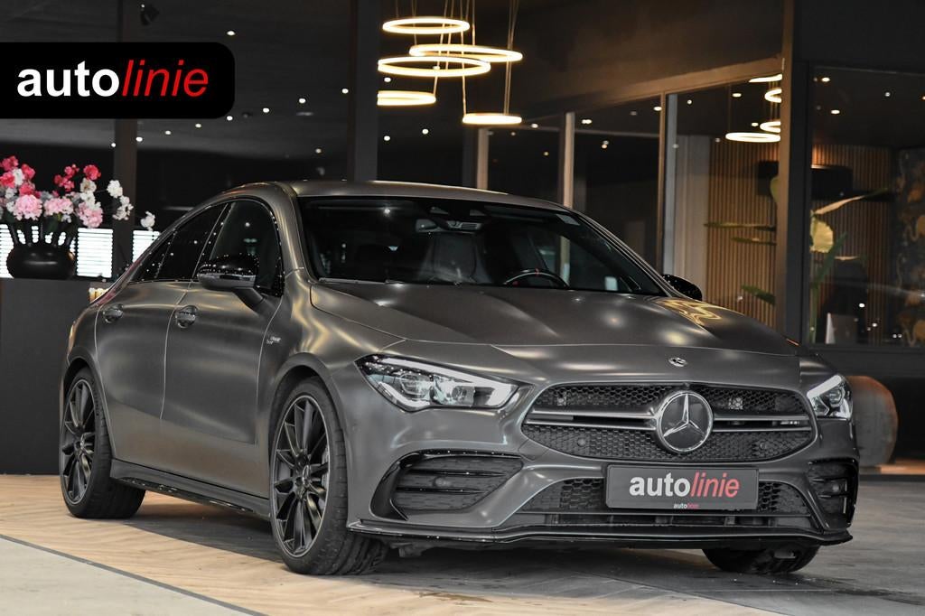 Mercedes-Benz CLA-klasse AMG 35 4MATIC Aero. Schaal, Perf St, Automaat, CLA, 1490 kg, 4 cilinders