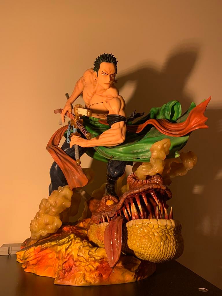 Zoro Punk Hazard Satue 40cm, Ophalen of Verzenden, Zo goed als nieuw