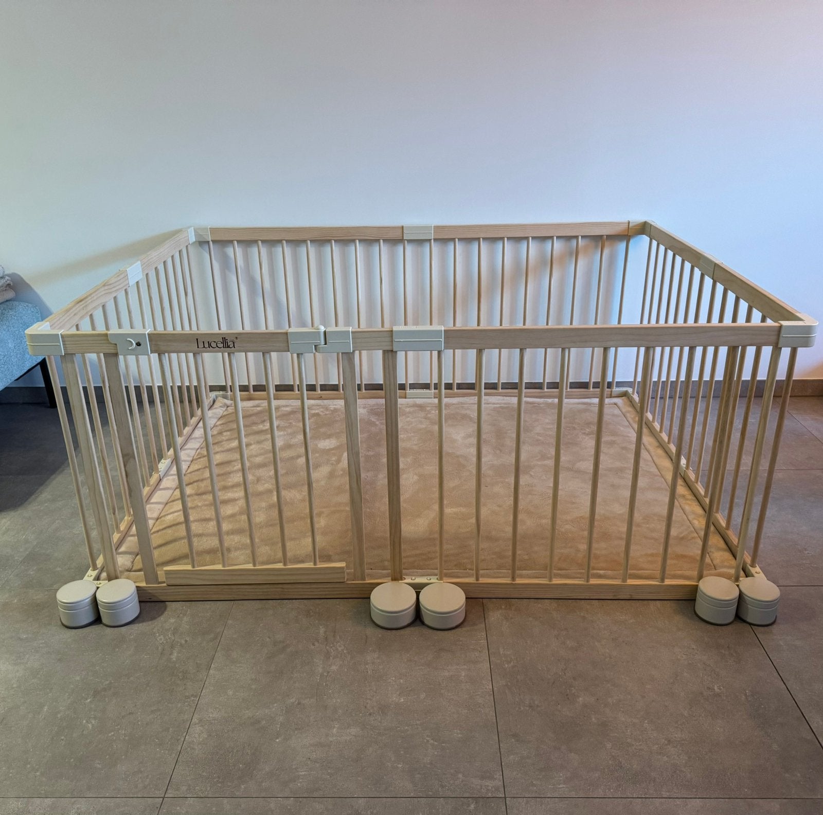 Grondbox 120x160 inclusief 2 speelmatten zie beschrijving, Ophalen, Zo goed als nieuw