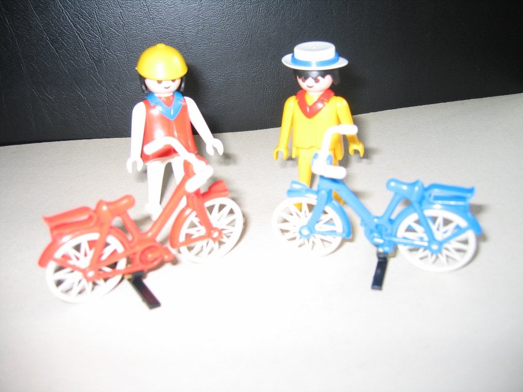Playmobil 3317 Fietsers-paar, vintage, Ophalen of Verzenden, Gebruikt, Complete set