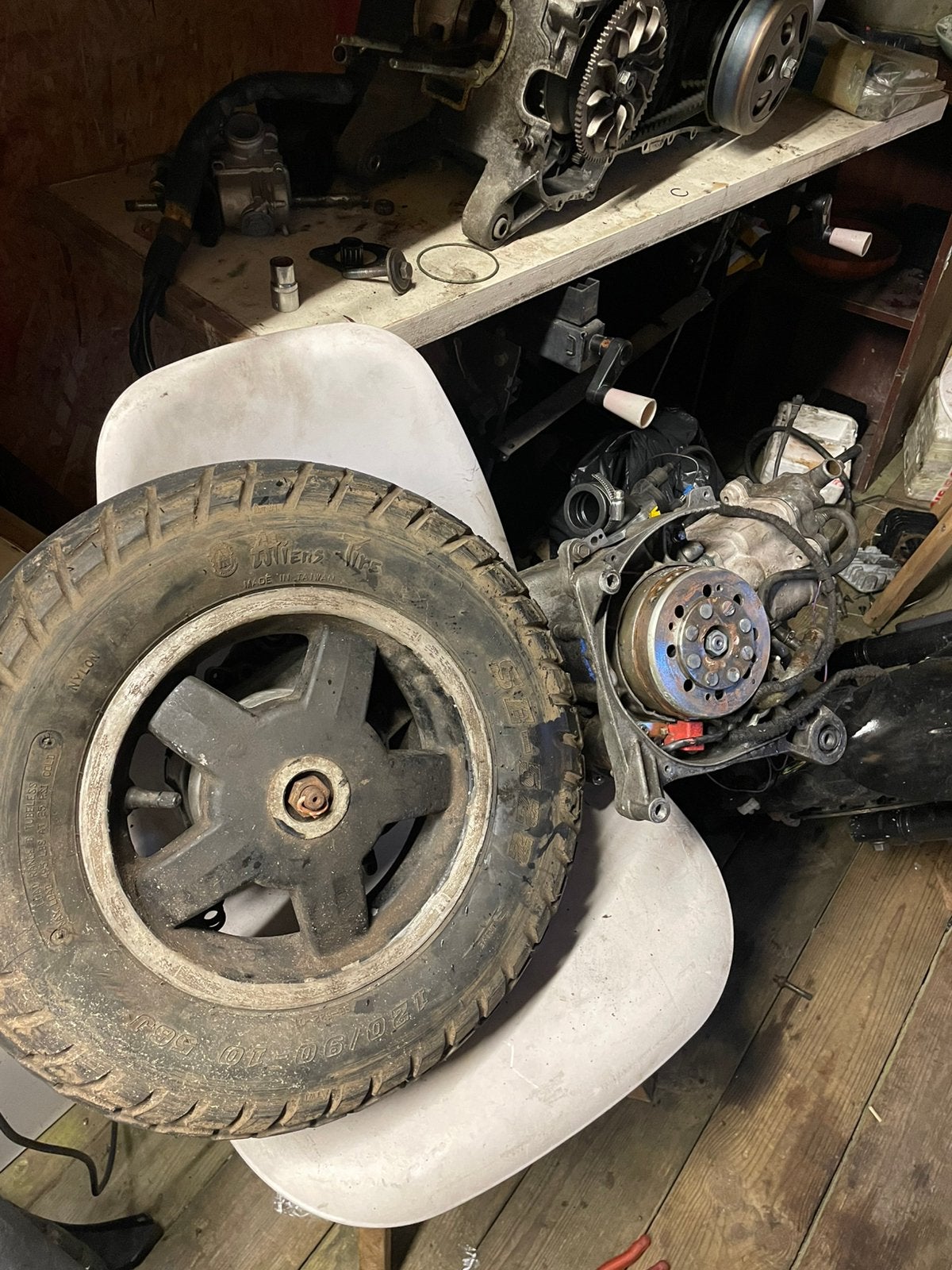 Hexa 180cc blok stage 2 nette staat compleet, Motoren, Ophalen of Verzenden