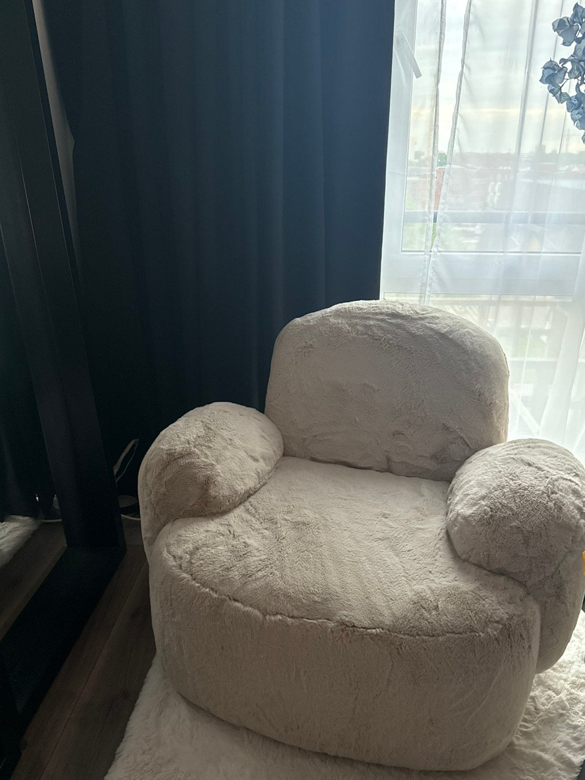 Lounge stoel, Ophalen, Zo goed als nieuw, Stof, 50 tot 75 cm