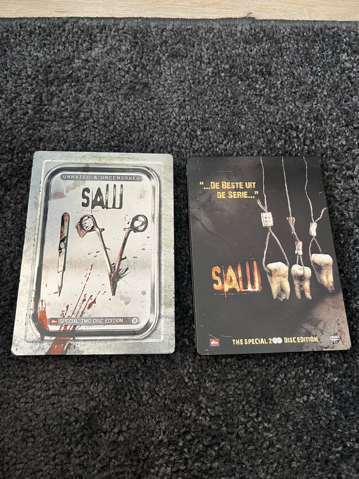 Saw 3 & 4 Steelbook, Cd's en Dvd's, Dvd's | Horror, Vanaf 16 jaar, Ophalen of Verzenden, Zo goed als nieuw, Slasher