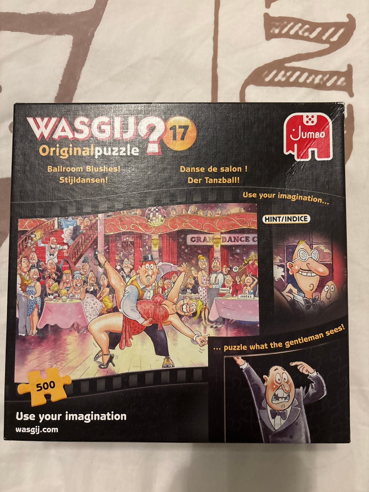 Wasgij Original 17: Ballroom Blushes! - Compleet 500 stukjes, Hobby en Vrije tijd, Denksport en Puzzels, Ophalen of Verzenden