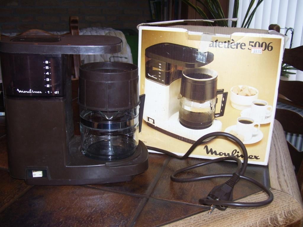 KOFFIEMACHINE MOULINEX, Ophalen, Gebruikt, Gemalen koffie, 10 kopjes of meer