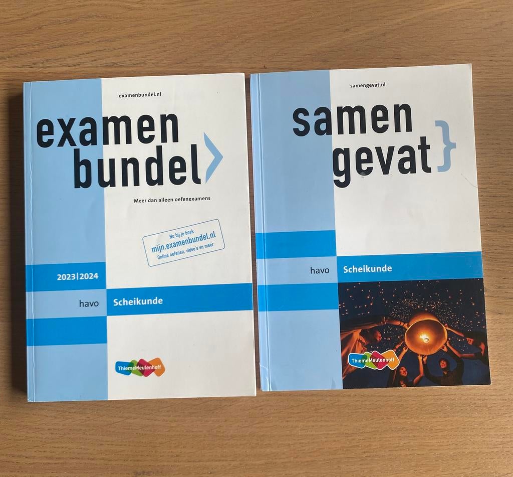 Examenbundel en Samengevat Scheikunde Havo, Boeken, Schoolboeken, Ophalen of Verzenden, Zo goed als nieuw, HAVO, Scheikunde