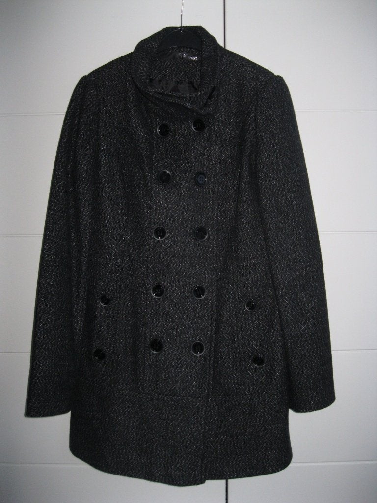 Jane Norman jas zwart /grijs 38/m nieuw  Nieuwprijs €139,90, Maat 38/40 (M), Verzenden, Zwart, Nieuw