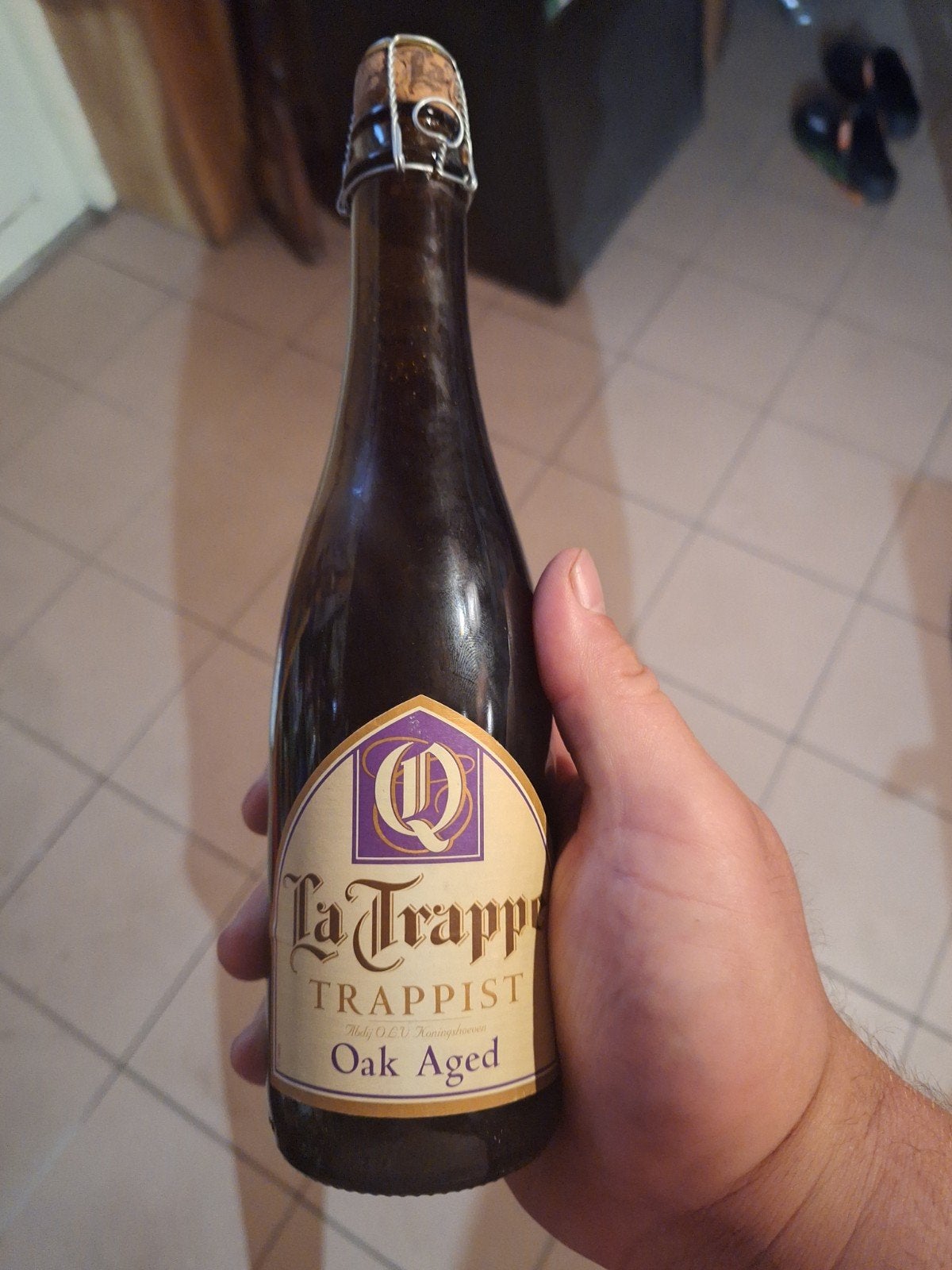 La trappe oak aged, Verzamelen, Biermerken, Ophalen of Verzenden, Nieuw, Flesje(s), La Trappe
