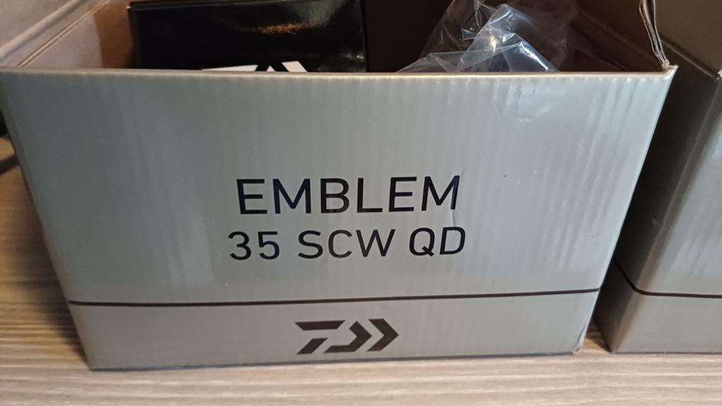 Daiwa emblem 35 scw qd zo goed als nieuw, Ophalen of Verzenden, Zo goed als nieuw