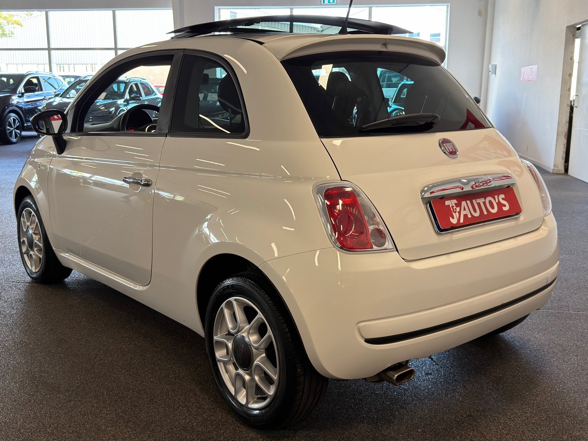 Fiat 500 1.2 Sport|PANORAMA|ECC AIRCO| ELEC PAKKET, Euro 5, Gebruikt, 4 cilinders, Leder en Stof