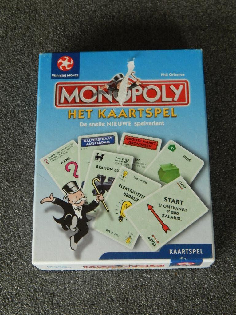 Monopoly kaartspel, Vijf spelers of meer, Ophalen of Verzenden, Gebruikt, Winning Moves