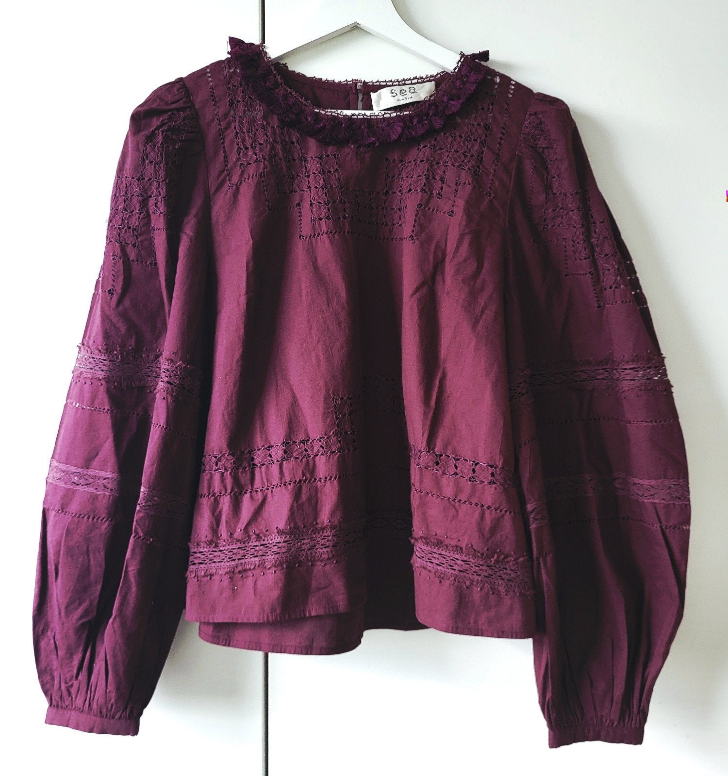 Sea New York burgundy kleurige tuniek maat 36/38 NIEUW, Nieuw, Ophalen of Verzenden, Maat 36 (S), Overige kleuren