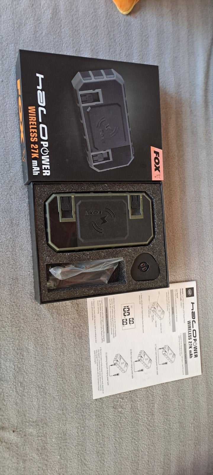 fox halo 27aH powerbank draadloos, Ophalen of Verzenden, Zo goed als nieuw, Overige typen