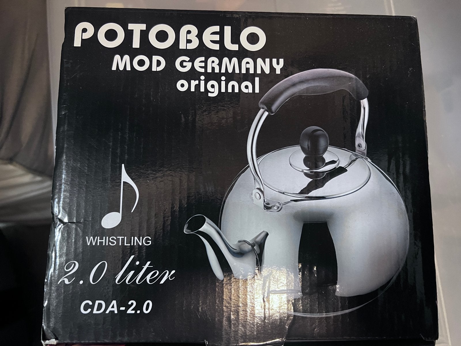 New Potobelo Fluitketel 2.0L - Inductie, 2 liter of meer, Ophalen of Verzenden, Nieuw, Rvs