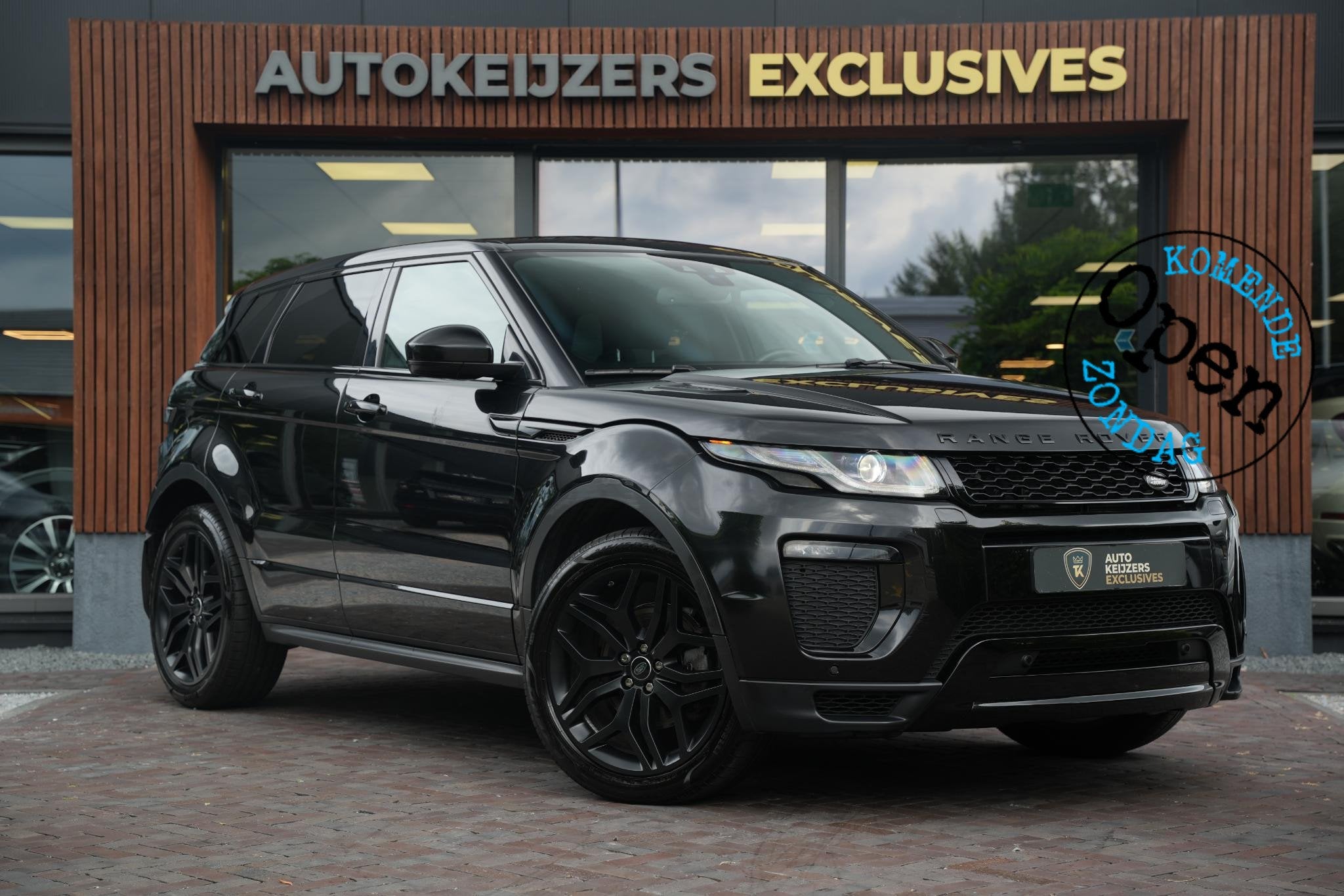 Land Rover Range Rover Evoque 2.0 Si4 HSE Dynamic Panoramada, Auto's, 4 cilinders, Zwart, Leder, Vierwielaandrijving