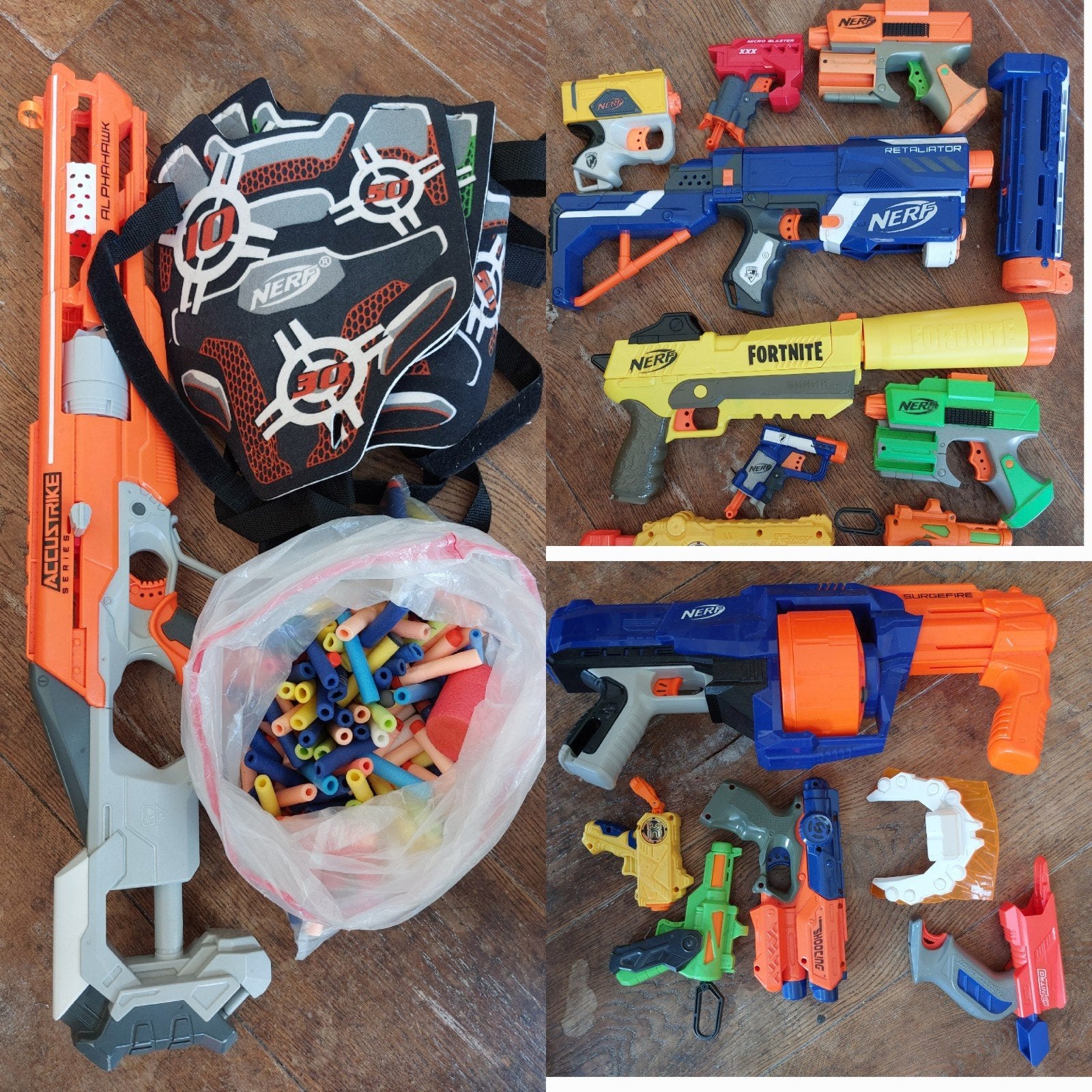 Grote partij Nerf speelgoed - alles in 1 koop!, Ophalen of Verzenden, Gebruikt