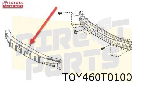 Toyota Aygo X 12/25- (B70) absorber bumperbalk Origineel! 52, -, -, Nieuw, Ophalen of Verzenden