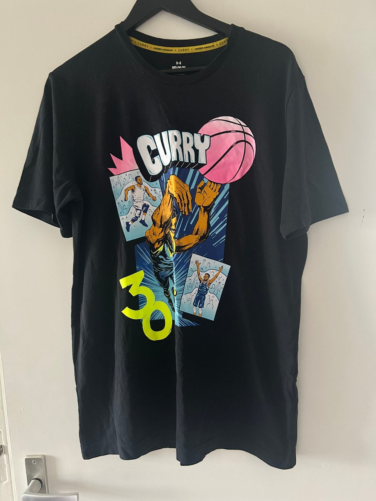 Under Armour Stephen Curry heren shirt, maat M, Ophalen of Verzenden, Nieuw, Maat 48/50 (M), Zwart