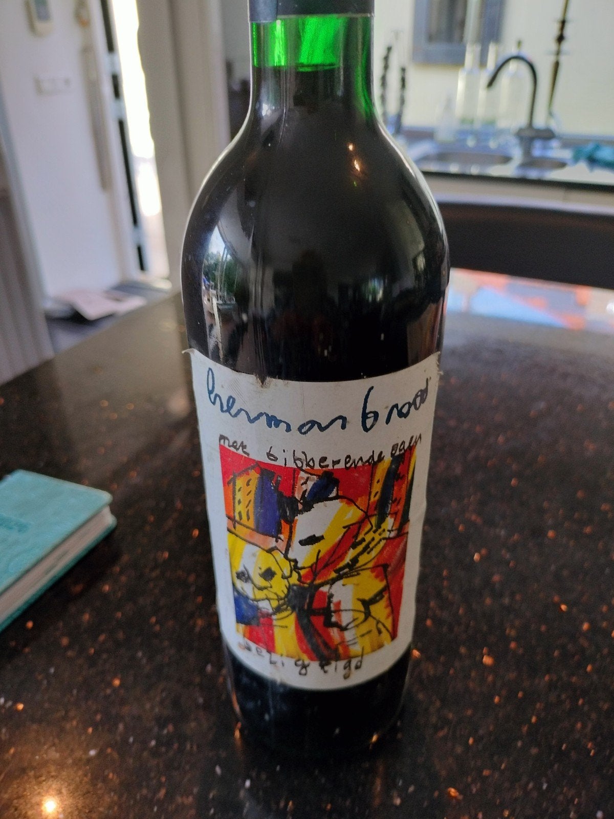 Herman brood rode wijn, Ophalen of Verzenden, Zo goed als nieuw, Frankrijk, Rode wijn