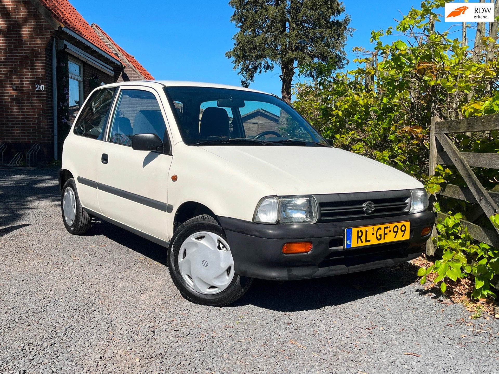 Suzuki Alto 1.0 GL|AUTOMAAT|APK 2027|DISTRIBUTIE V.V., Stof, Wit, Origineel Nederlands, Bedrijf