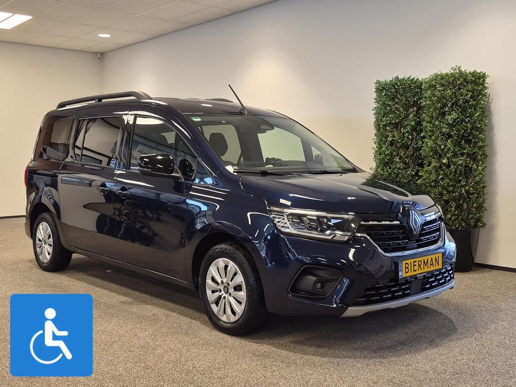 Renault Kangoo L2 Rolstoelauto 5+1, Auto's, Renault, 12 maanden, Gebruikt, Zwart, Blauw
