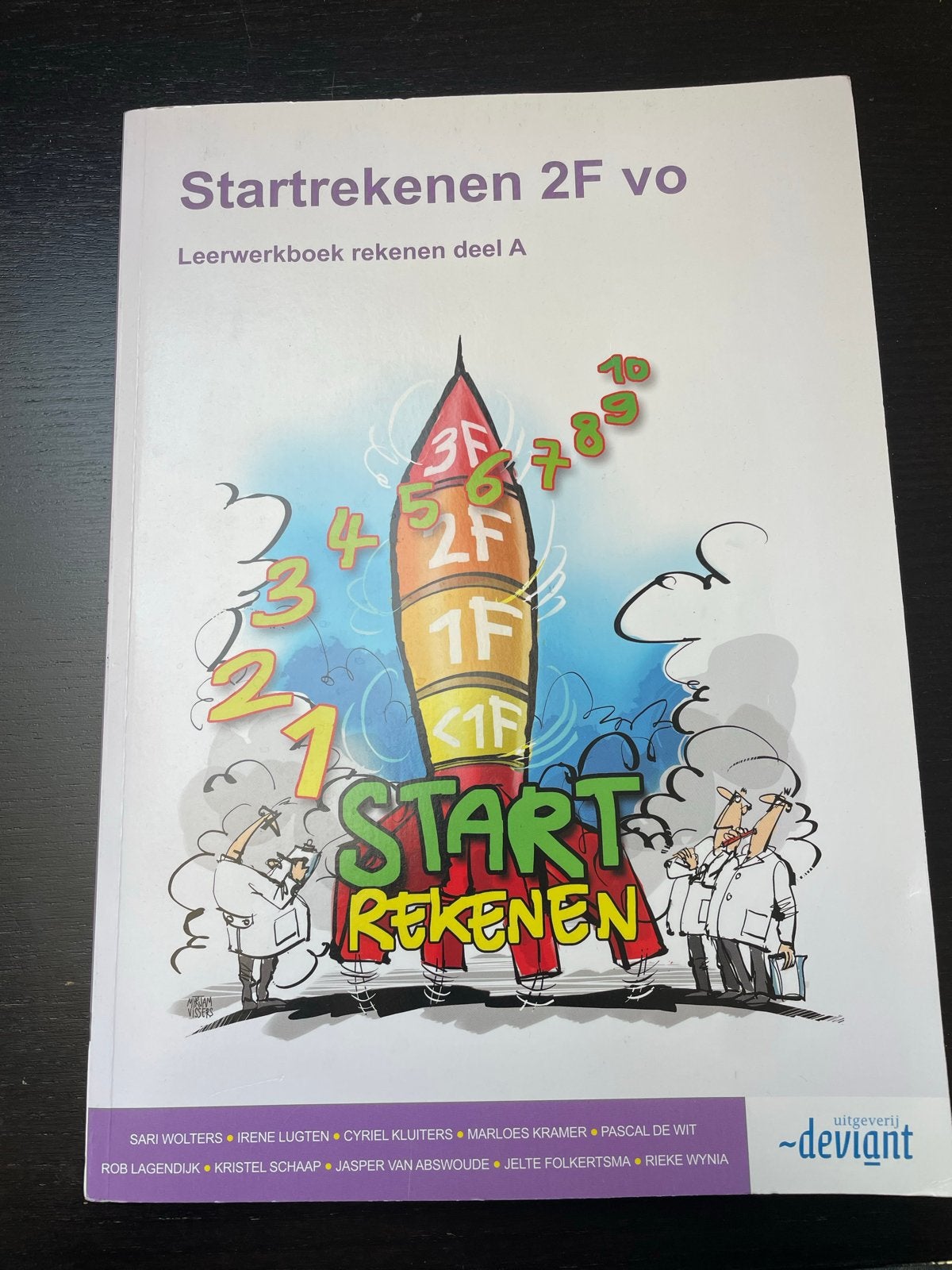 Startrekenen 2F vo Leerwerkboek rekenen deel A, Boeken, Ophalen of Verzenden, Zo goed als nieuw, Overige niveaus, Wiskunde A