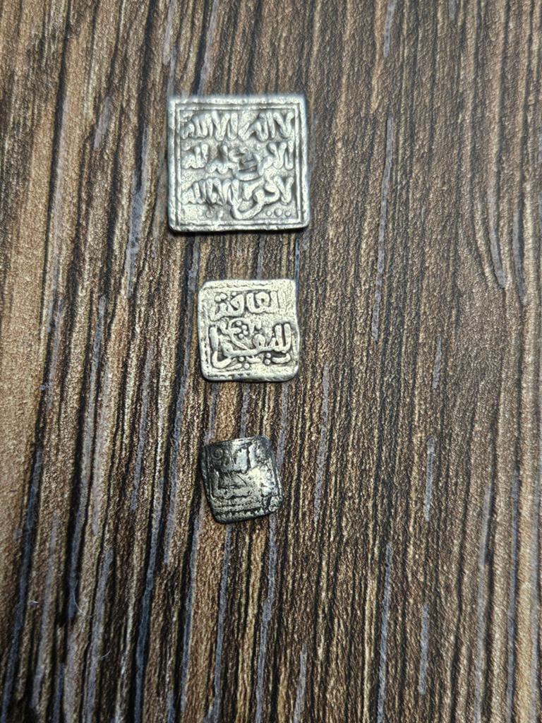 Almohad dynasty 1 dirham, 0.5 dirham, 1/4 dirham zeldzaam, Ophalen of Verzenden, Zilver, Overige merken