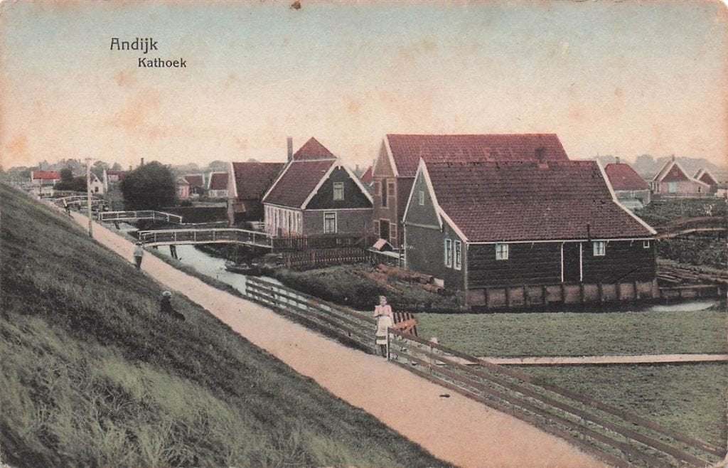 703-083-039 Andijk Kathoek, Verzenden, Voor 1920, Noord-Holland