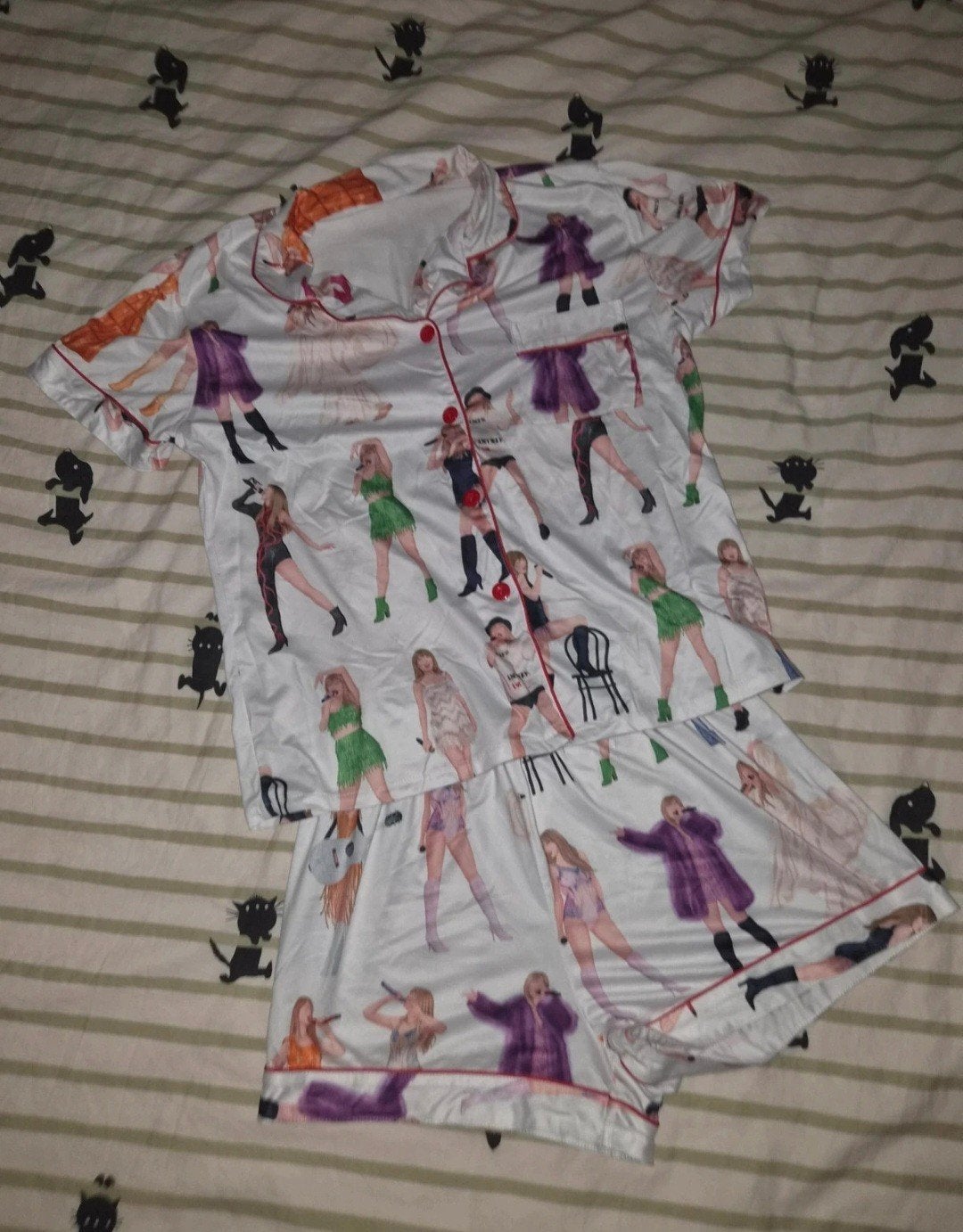 Taylor Swift pyjama - Maat M, Kleding | Dames, Onbekend, Ophalen of Verzenden, Zo goed als nieuw, Maat 38/40 (M)