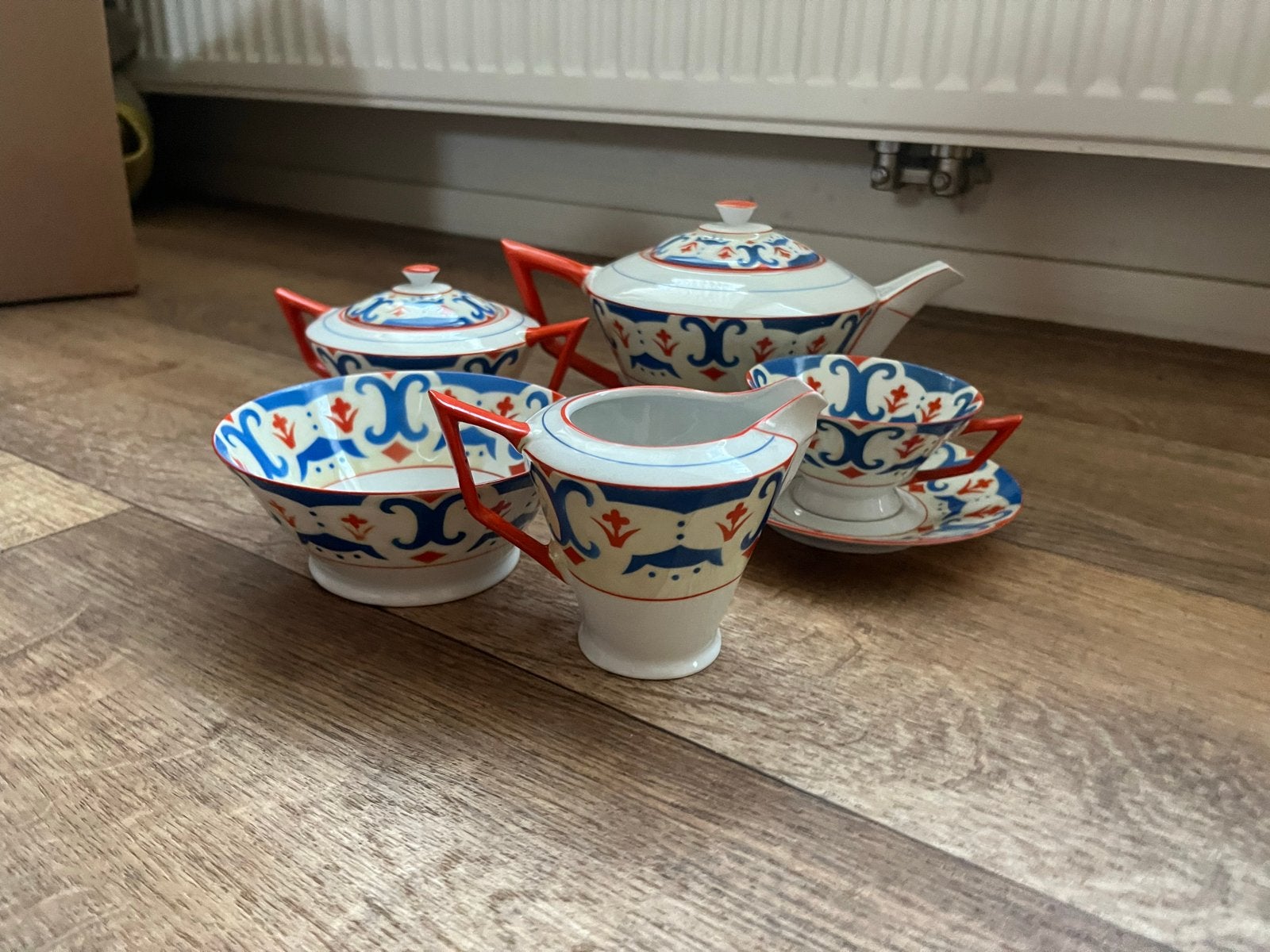 Vrolijk Servies Set - Ideaal voor Koningsdag High Tea, Ophalen, Gebruikt, Overige merken, Keramiek