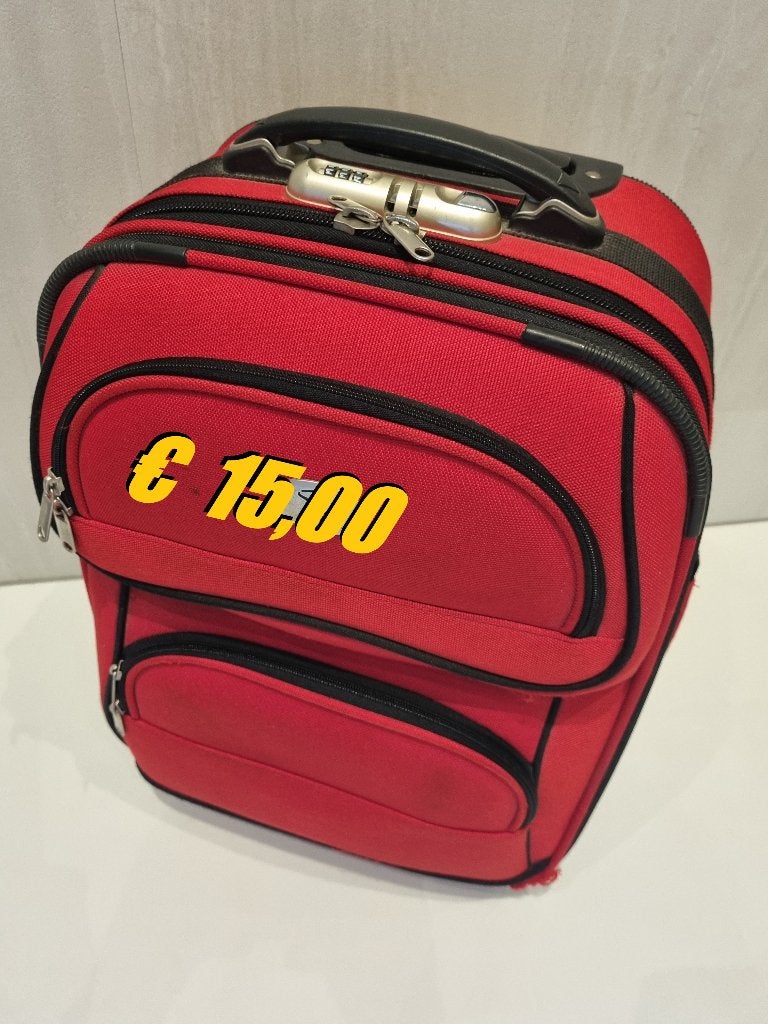 TROLLEY met slot, met wieltjes, met trekstang met dik /dun, Sieraden, Tassen en Uiterlijk, Koffers, Wieltjes, Overige materialen