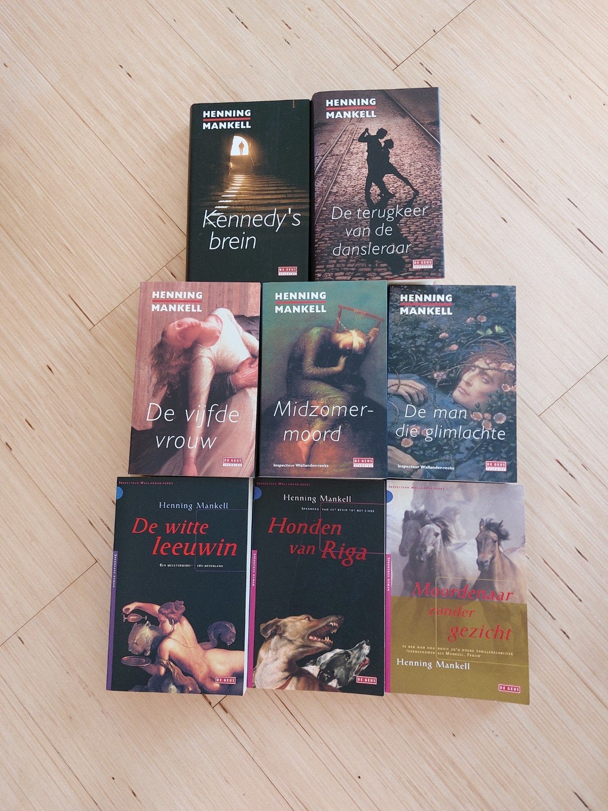 7 Henning Mankell boeken - Wallander reeks, Ophalen of Verzenden, Gelezen, Henning Mankell