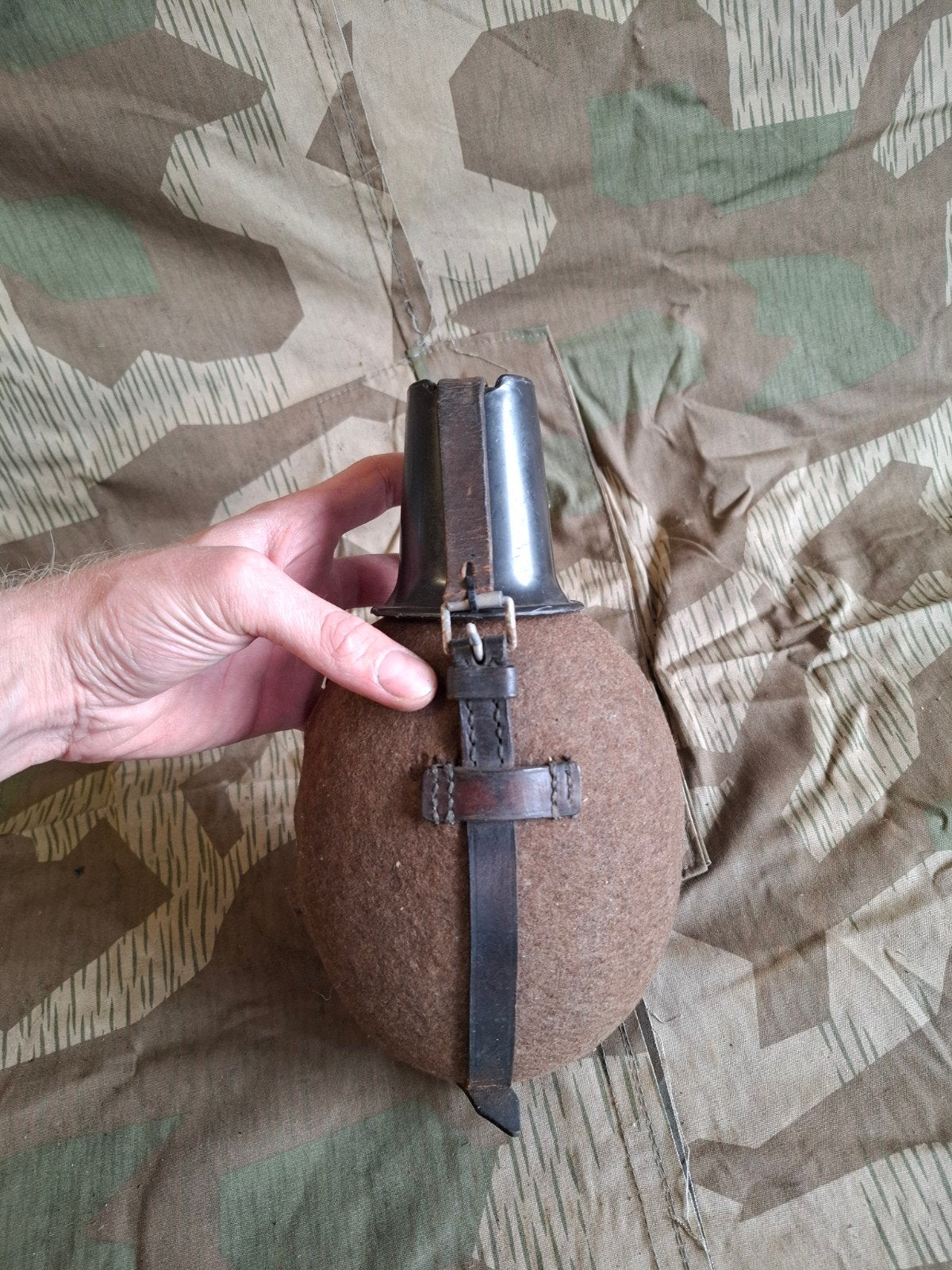Nummergelijke vroege veldfles 1938, Ophalen of Verzenden, Duitsland