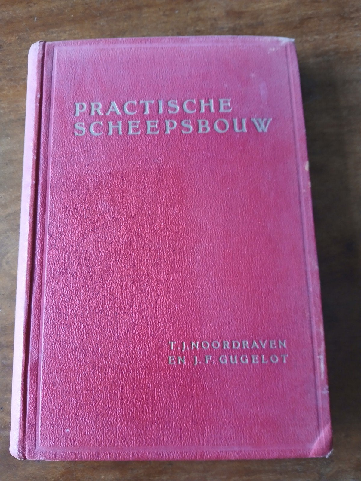 Practische Scheepsbouw - Leerboek met 4 platen. WD015, Verzamelen, Ophalen of Verzenden