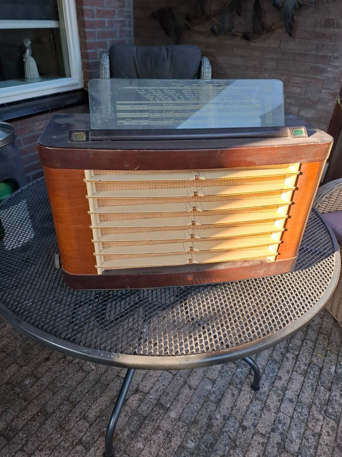 Vintage Radio - Klassieke Houten Buizenradio, Ophalen, Gebruikt, Radio
