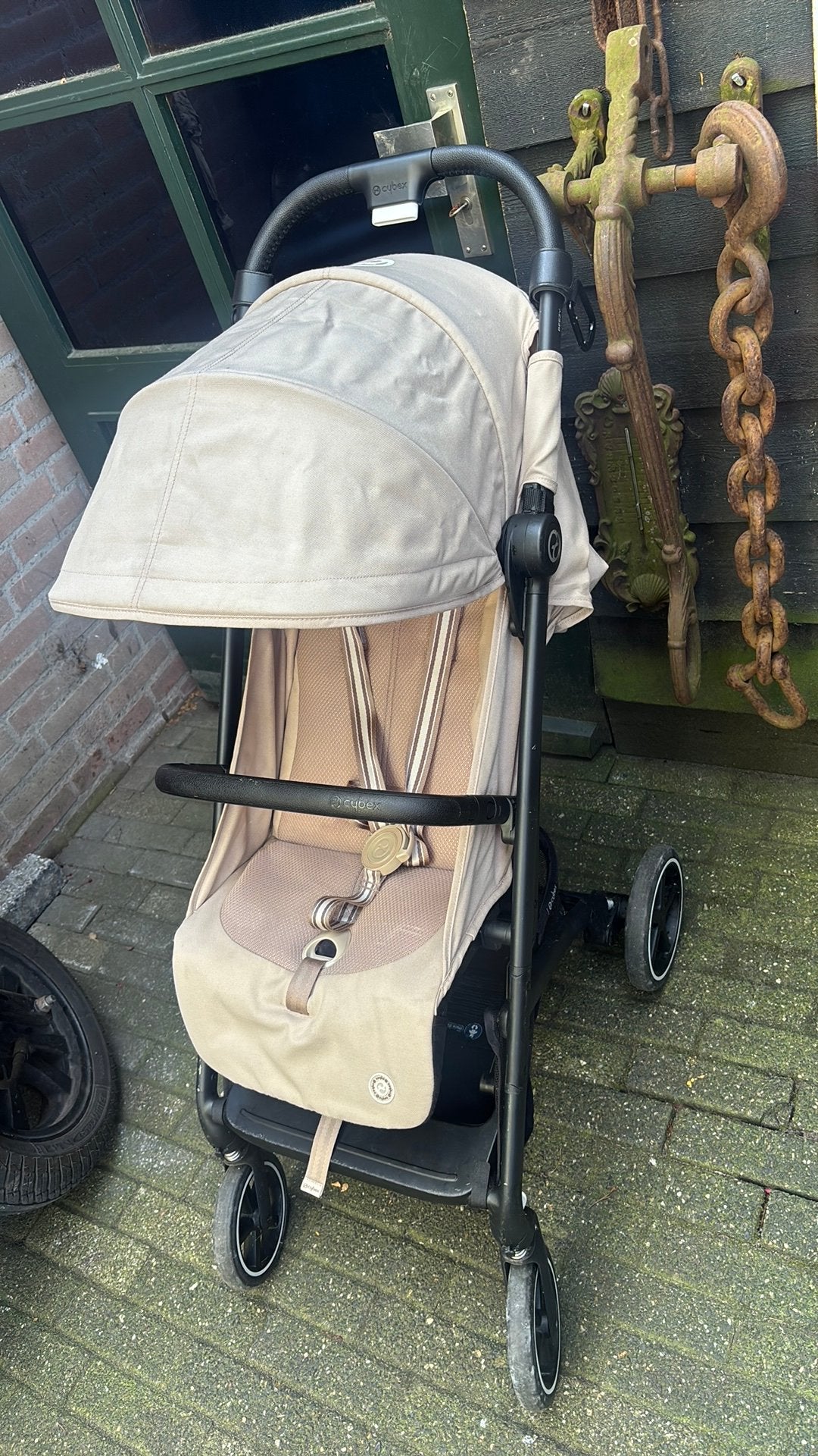 Cybex Beezy beige, Kinderen en Baby's, Buggy's, Gebruikt, Overige merken, Zonnekap, Ophalen