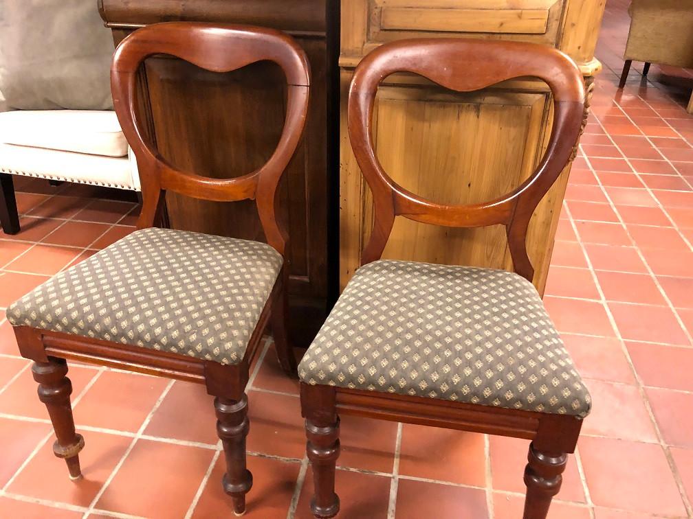 2x antieke stoel biedermeier in zeer goede staat, Ophalen