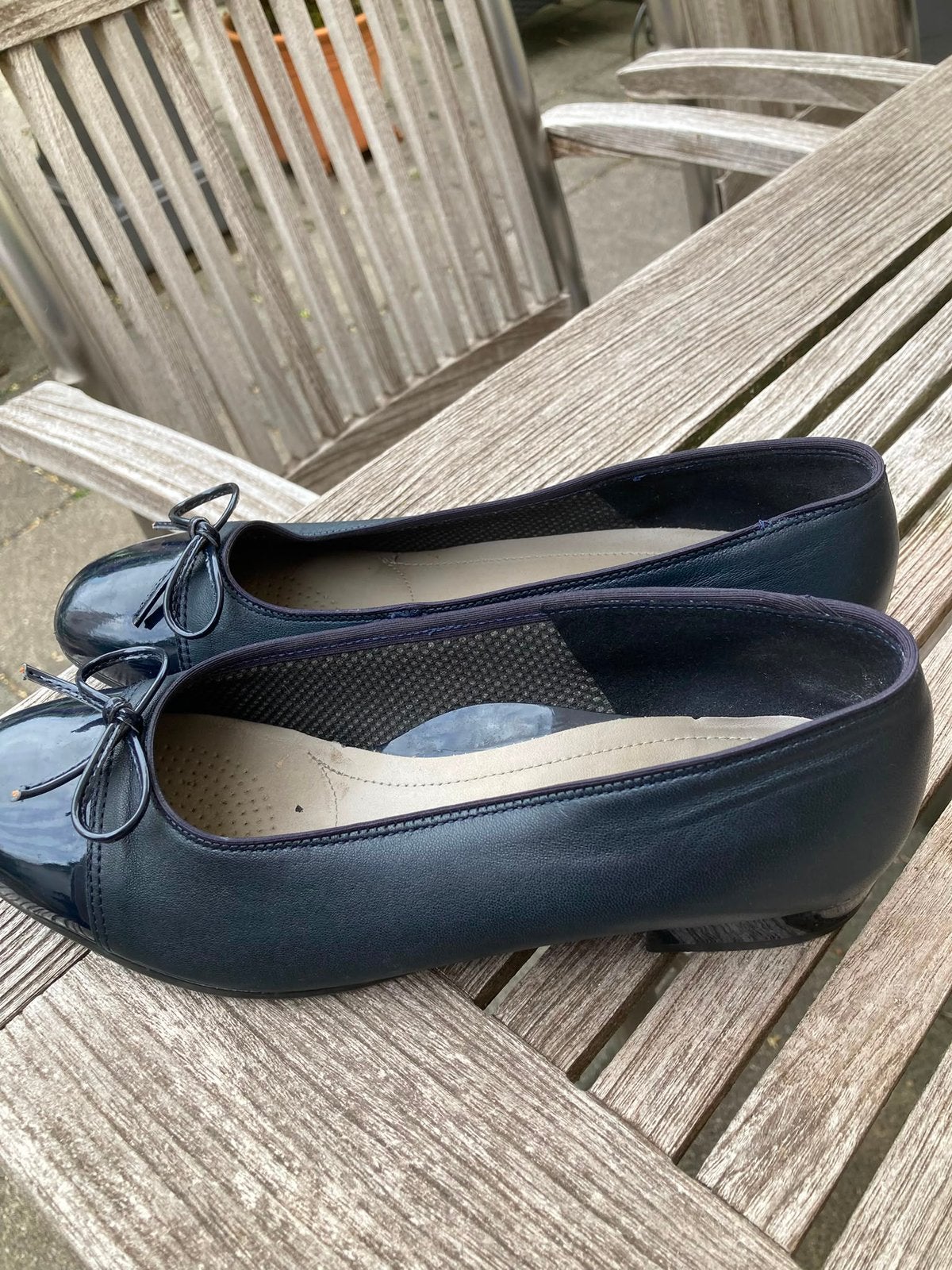Donkerblauw ara schoentje, Ophalen, Zo goed als nieuw, Blauw, Overige typen