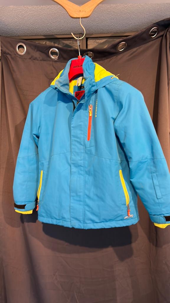 Blauwe ski-jas maat 152, Ophalen, Gedragen, Jack