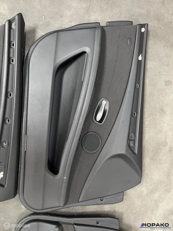 Deurpanelen set zwart half leder BMW 5 serie E60 E61 LCI, Auto-onderdelen, Interieur en Bekleding, Gebruikt, Einsteinlaan 5 rijswijk