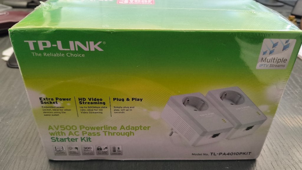 TP-Link AV500 Powerline Adapter Starter Kit Nieuw, Computers en Software, Powerlines, Ophalen of Verzenden, Nieuw, TP-Link