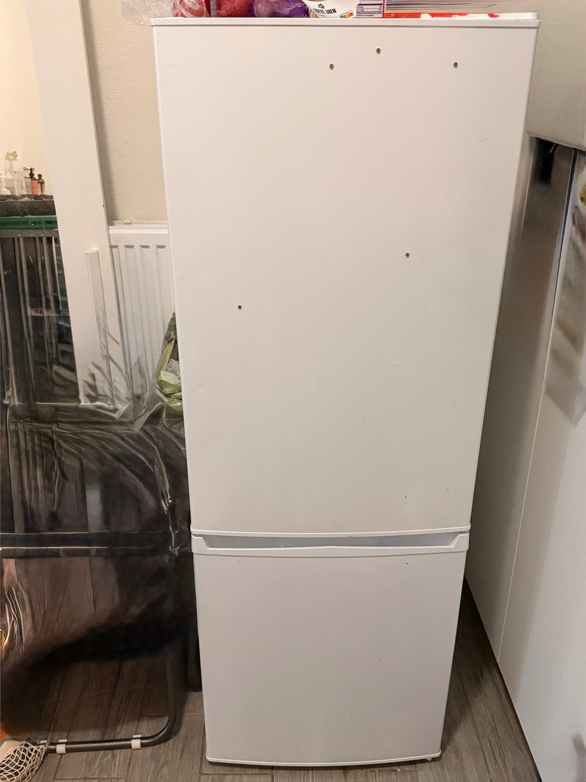 Compacte koelkast met vriesvak - Ideaal voor kleine ruimtes, Gebruikt, 100 tot 150 liter, 45 tot 60 cm, Met vriesvak