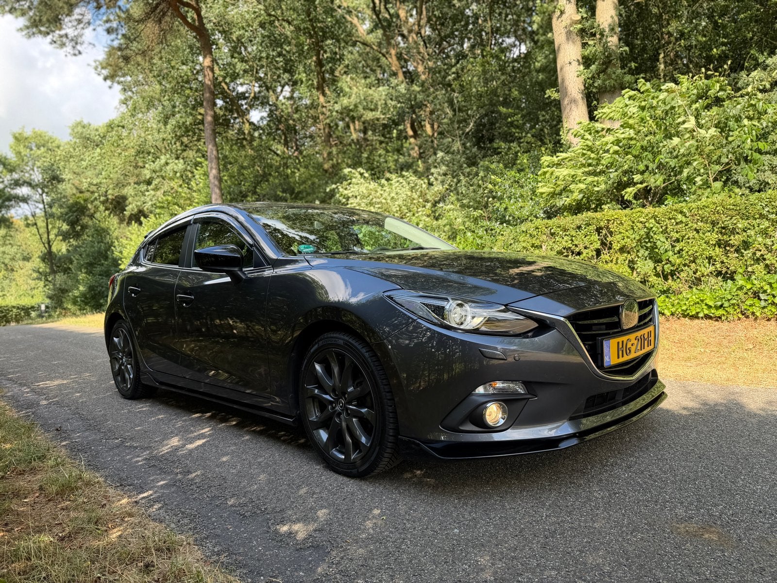 Mazda 3 2.0 Skyactiv-g GT-M, EERSTE EIGENAAR, FULL OPTIONS, Voorwielaandrijving, 1998 cc, 164 pk, Zwart