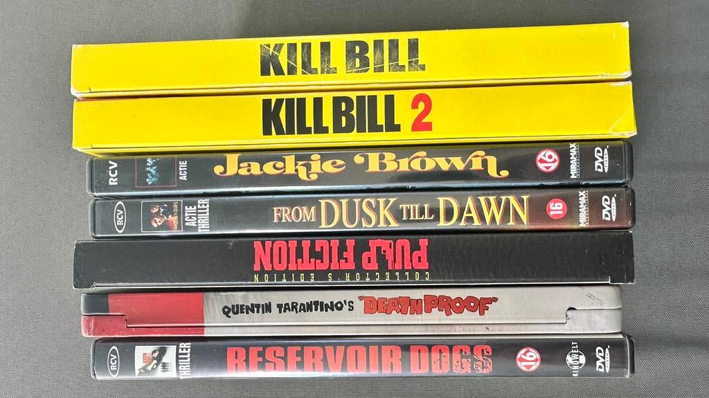 Quintin Tarantino DVD’s, Alle leeftijden, Ophalen, Zo goed als nieuw