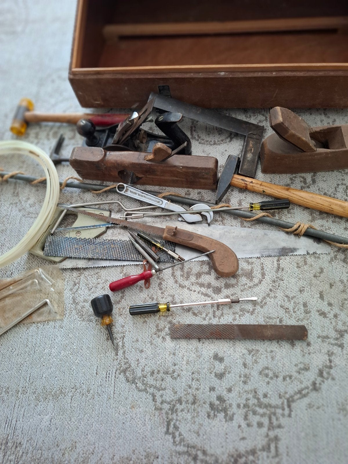 antieke gereedschapskist met gereedschap, Ophalen, Gebruikt, Minder dan 150 ampère, Overige typen