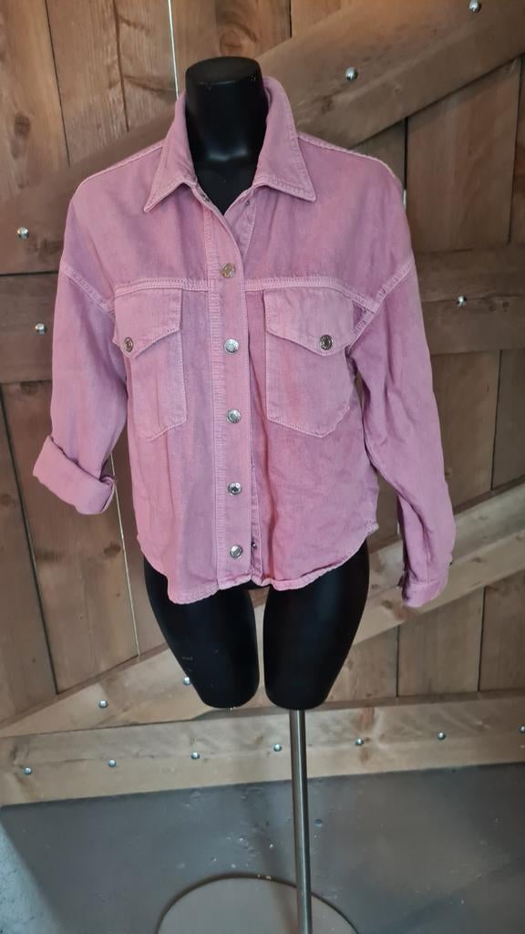 Mango jas/blouse mt 34 roze, Mango, Ophalen of Verzenden, Zo goed als nieuw, Roze