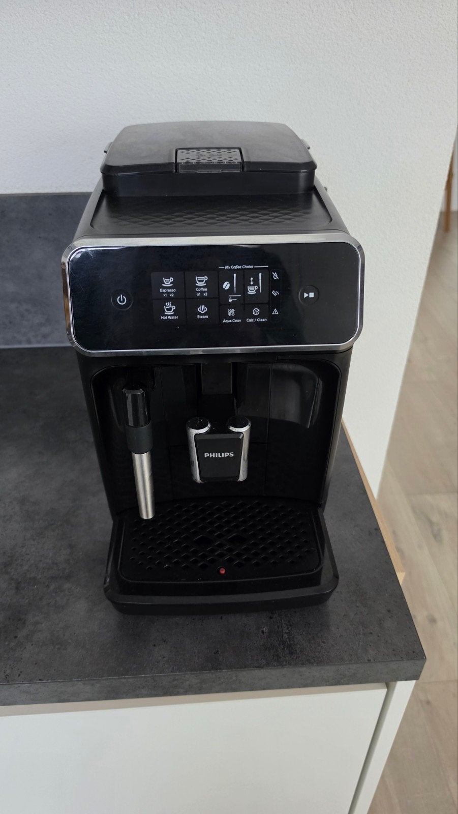 philips koffiebonen/nespresso machine EP2225, Ophalen, Zo goed als nieuw, Koffiemachine, Koffiebonen