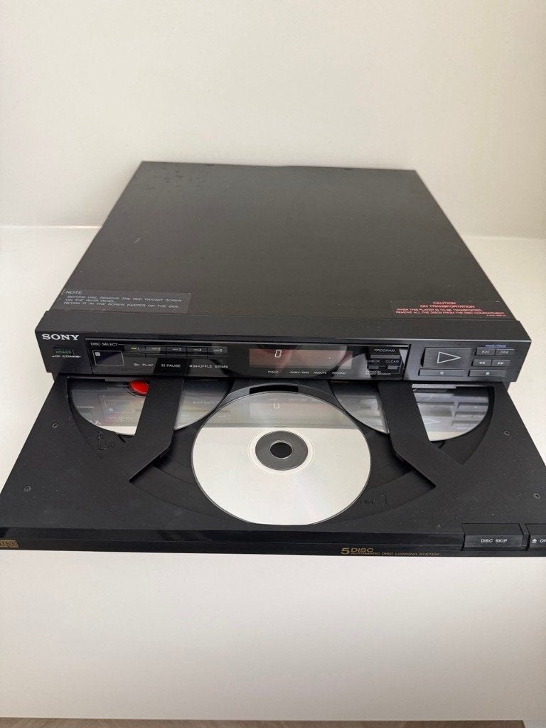 Sony CDP-C5M 5-disc CD wisselaar – werkt goed, Ophalen, Gebruikt, Sony, Wisselaar