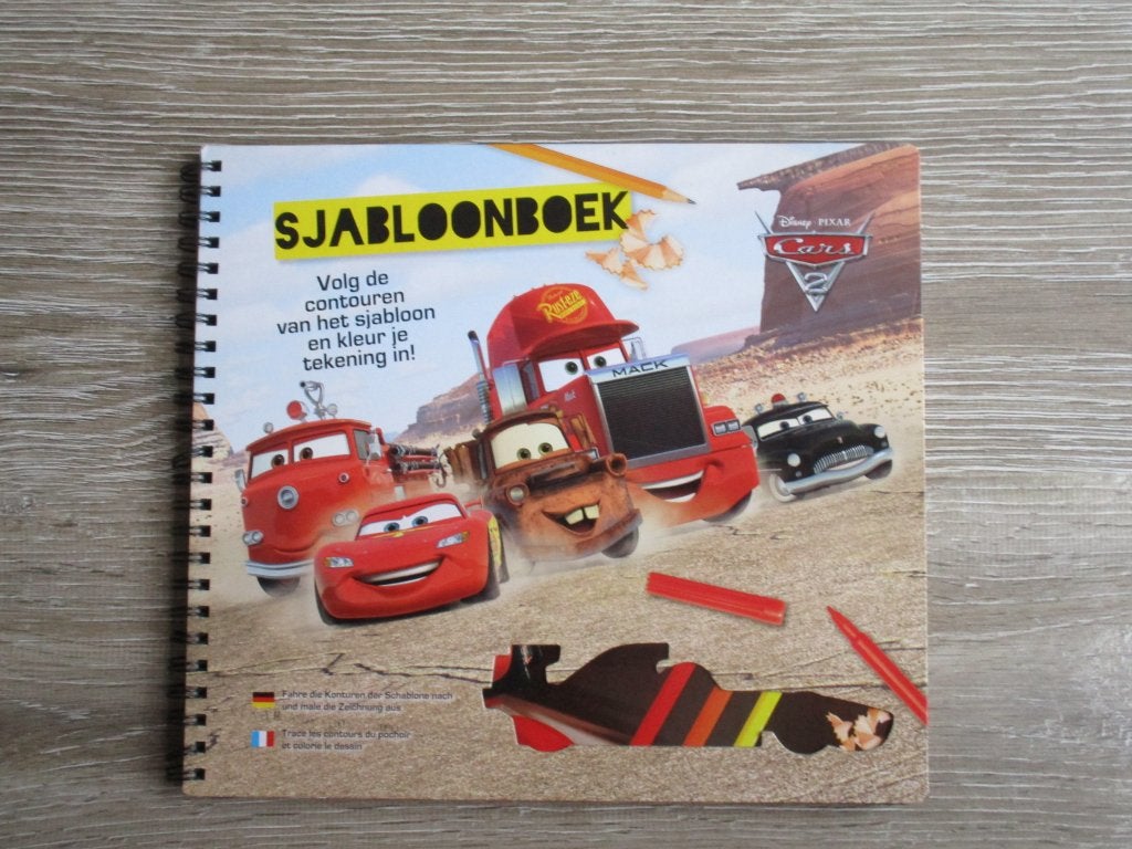 Cars sjabloonboek, Ophalen of Verzenden, Gelezen, Fictie algemeen