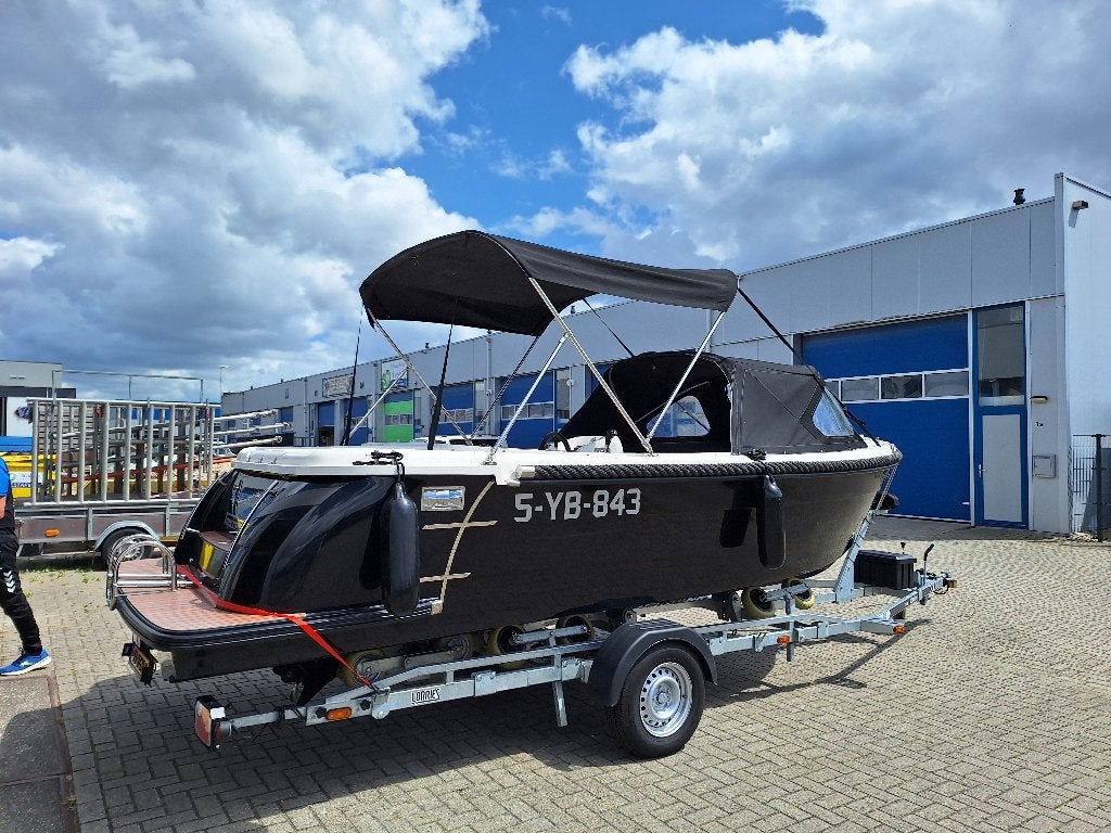 Luxe Topcraft 605   Tender / Sloep  compleet met Trailer, Ophalen, 60 pk, Tender, Topcraft